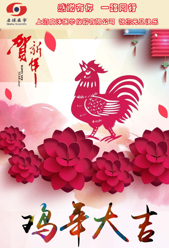 上海啟沭醫(yī)學(xué)儀器有限公司祝您元旦快樂(lè)